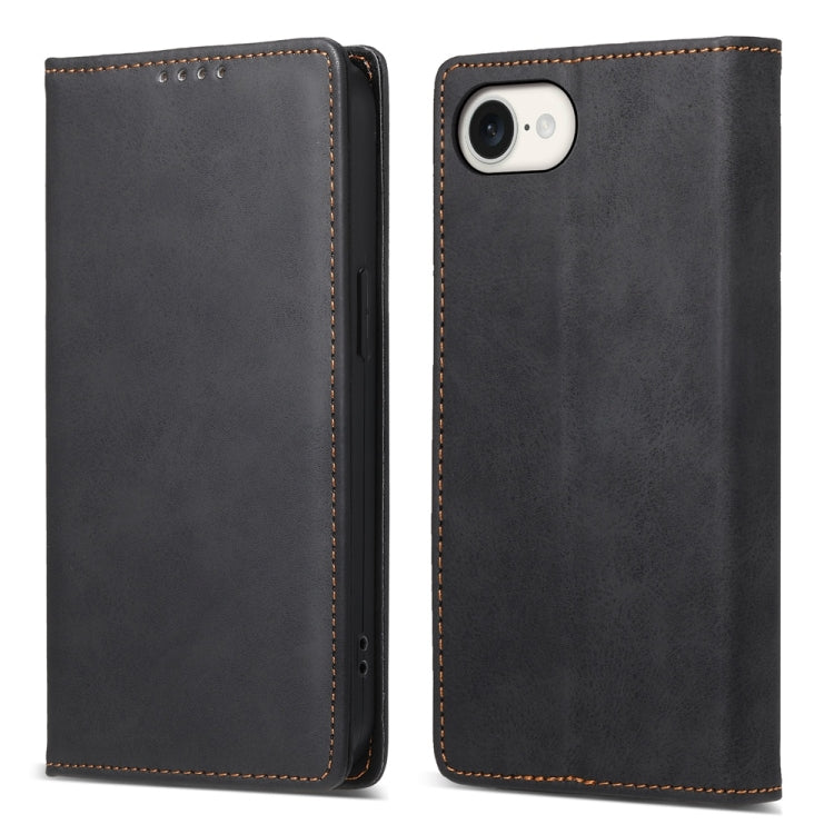 Business Solid Color Magnetic RFID Leather Phone Case, For iPhone 17e / 16e, For iPhone 17 Pro Max, For iPhone 17 Pro, For iPhone 17, For iPhone Air, For iPhone 16 Pro Max, For iPhone 16 Pro, For iPhone 16 Plus, For iPhone 16
