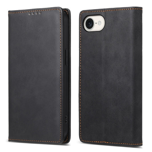 Business Solid Color Magnetic RFID Leather Phone Case, For iPhone 17e / 16e, For iPhone 17 Pro Max, For iPhone 17 Pro, For iPhone 17, For iPhone Air, For iPhone 16 Pro Max, For iPhone 16 Pro, For iPhone 16 Plus, For iPhone 16