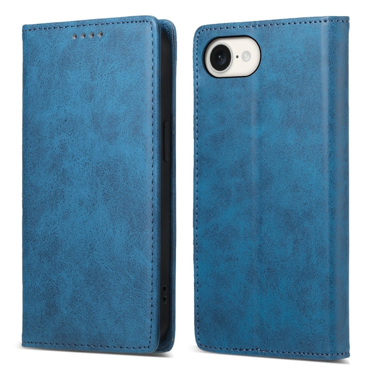Business Solid Color Magnetic RFID Leather Phone Case, For iPhone 17e / 16e, For iPhone 17 Pro Max, For iPhone 17 Pro, For iPhone 17, For iPhone Air, For iPhone 16 Pro Max, For iPhone 16 Pro, For iPhone 16 Plus, For iPhone 16