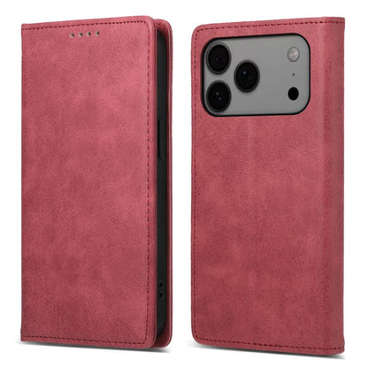 Business Solid Color Magnetic RFID Leather Phone Case, For iPhone 17e / 16e, For iPhone 17 Pro Max, For iPhone 17 Pro, For iPhone 17, For iPhone Air, For iPhone 16 Pro Max, For iPhone 16 Pro, For iPhone 16 Plus, For iPhone 16