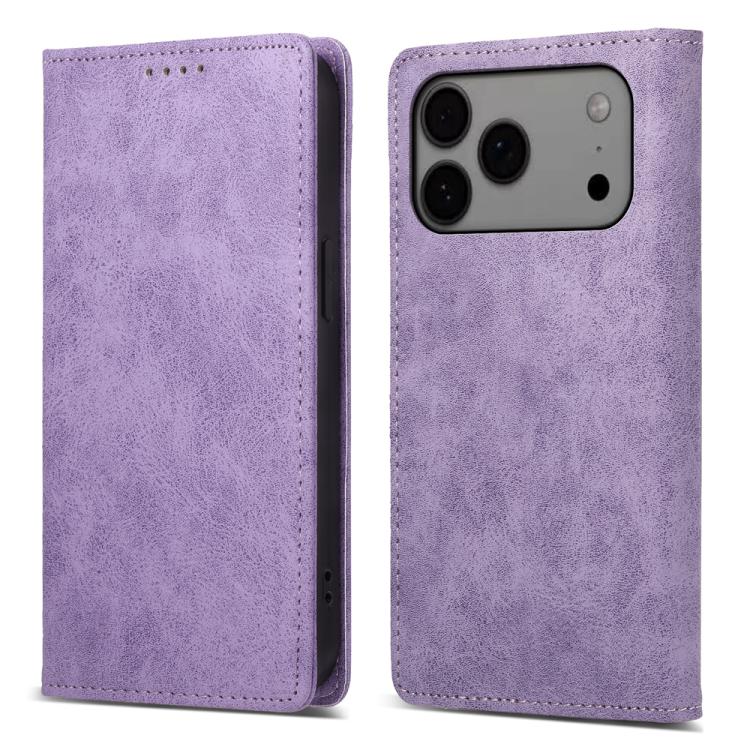 Business Solid Color Magnetic RFID Leather Phone Case, For iPhone 17e / 16e, For iPhone 17 Pro Max, For iPhone 17 Pro, For iPhone 17, For iPhone Air, For iPhone 16 Pro Max, For iPhone 16 Pro, For iPhone 16 Plus, For iPhone 16