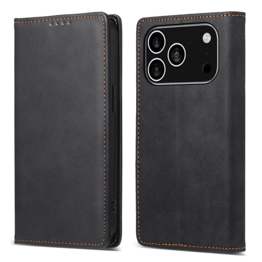 Business Solid Color Magnetic RFID Leather Phone Case, For iPhone 18 Pro / 17 Pro, For iPhone 18 Pro Max / 17 Pro Max, For iPhone 17e / 16e, For iPhone 17, For iPhone Air, For iPhone 16 Pro Max, For iPhone 16 Pro, For iPhone 16 Plus, For iPhone 16