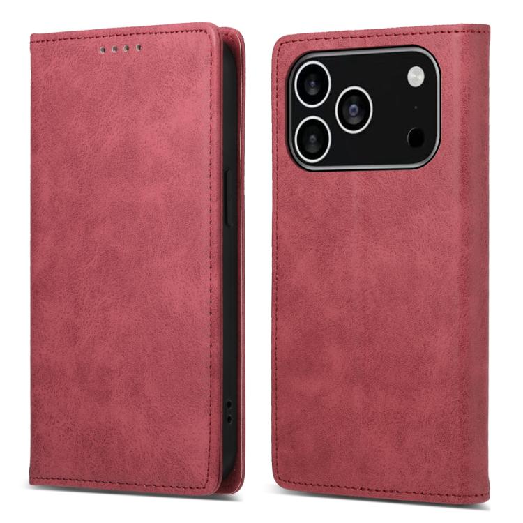 Business Solid Color Magnetic RFID Leather Phone Case, For iPhone 17e / 16e, For iPhone 17 Pro Max, For iPhone 17 Pro, For iPhone 17, For iPhone Air, For iPhone 16 Pro Max, For iPhone 16 Pro, For iPhone 16 Plus, For iPhone 16