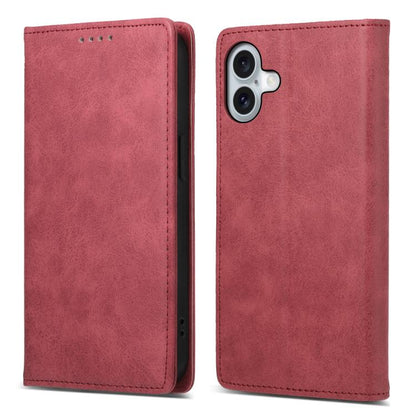 Business Solid Color Magnetic RFID Leather Phone Case, For iPhone 17e / 16e, For iPhone 17 Pro Max, For iPhone 17 Pro, For iPhone 17, For iPhone Air, For iPhone 16 Pro Max, For iPhone 16 Pro, For iPhone 16 Plus, For iPhone 16