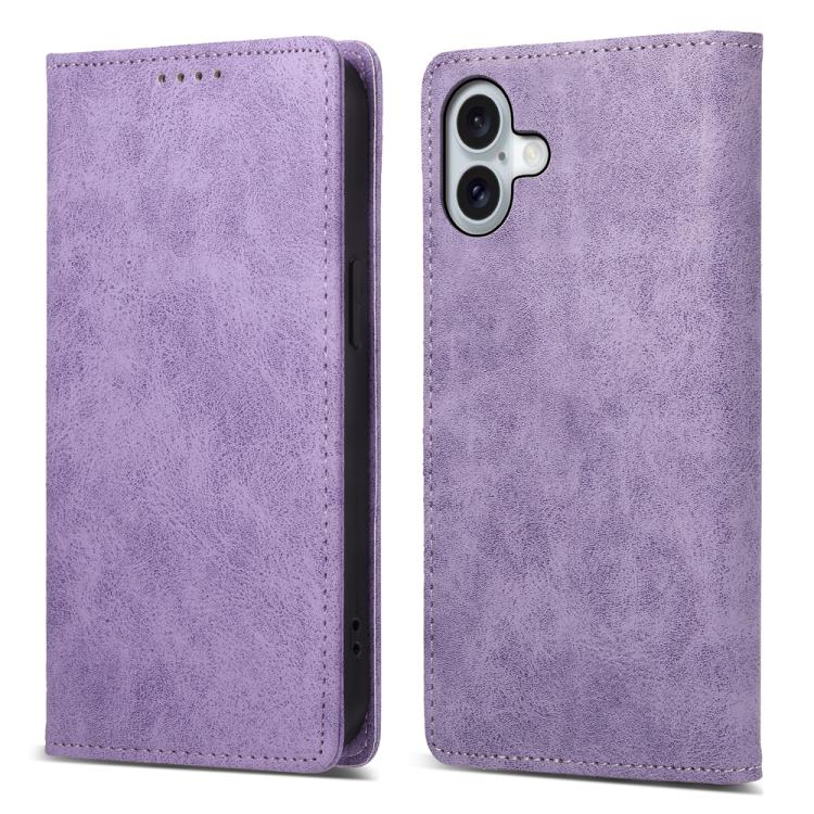 Business Solid Color Magnetic RFID Leather Phone Case, For iPhone 17e / 16e, For iPhone 17 Pro Max, For iPhone 17 Pro, For iPhone 17, For iPhone Air, For iPhone 16 Pro Max, For iPhone 16 Pro, For iPhone 16 Plus, For iPhone 16