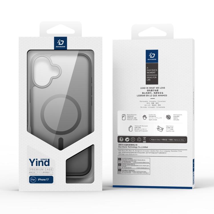 DUX DUCIS Yind Series MagSafe TPU Hybrid PC Phone Case, For iPhone 17, For iPhone Air