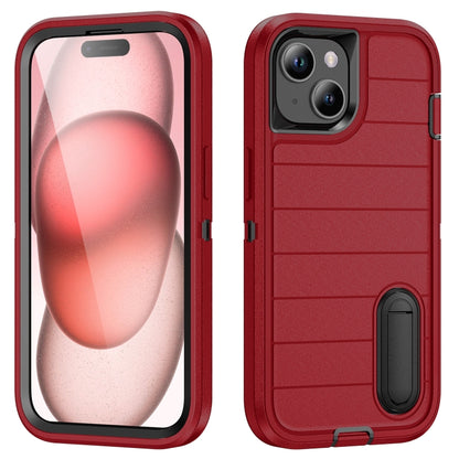 Defender Gen2 Rugged PC + Silicone Phone Case with Holder, For iPhone 15 Pro Max, For iPhone 15 Pro, For iPhone 15 Plus, For iPhone 15, For iPhone 14 Plus, For iPhone 14, For iPhone 14 Pro, For iPhone 14 Pro Max, For iPhone 13 Pro Max, For iPhone 13 Pr...