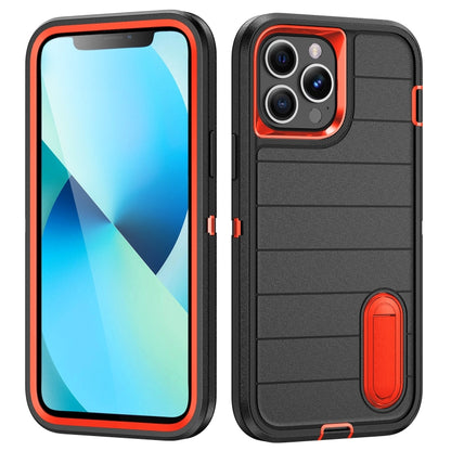 Defender Gen2 Rugged PC + Silicone Phone Case with Holder, For iPhone 15 Pro Max, For iPhone 15 Pro, For iPhone 15 Plus, For iPhone 15, For iPhone 14 Plus, For iPhone 14, For iPhone 14 Pro, For iPhone 14 Pro Max, For iPhone 13 Pro Max, For iPhone 13 Pr...