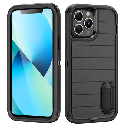 Defender Gen2 Rugged PC + Silicone Phone Case with Holder, For iPhone 15 Pro Max, For iPhone 15 Pro, For iPhone 15 Plus, For iPhone 15, For iPhone 14 Plus, For iPhone 14, For iPhone 14 Pro, For iPhone 14 Pro Max, For iPhone 13 Pro Max, For iPhone 13 Pr...