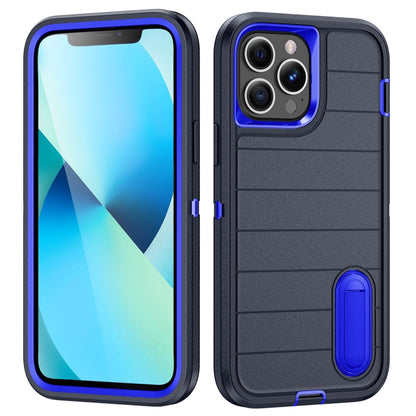 Defender Gen2 Rugged PC + Silicone Phone Case with Holder, For iPhone 15 Pro Max, For iPhone 15 Pro, For iPhone 15 Plus, For iPhone 15, For iPhone 14 Plus, For iPhone 14, For iPhone 14 Pro, For iPhone 14 Pro Max, For iPhone 13 Pro Max, For iPhone 13 Pr...