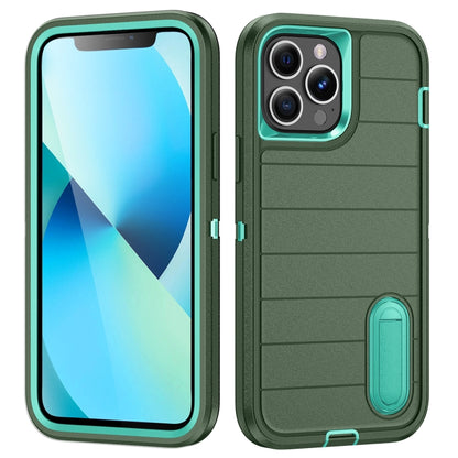 Defender Gen2 Rugged PC + Silicone Phone Case with Holder, For iPhone 15 Pro Max, For iPhone 15 Pro, For iPhone 15 Plus, For iPhone 15, For iPhone 14 Plus, For iPhone 14, For iPhone 14 Pro, For iPhone 14 Pro Max, For iPhone 13 Pro Max, For iPhone 13 Pr...