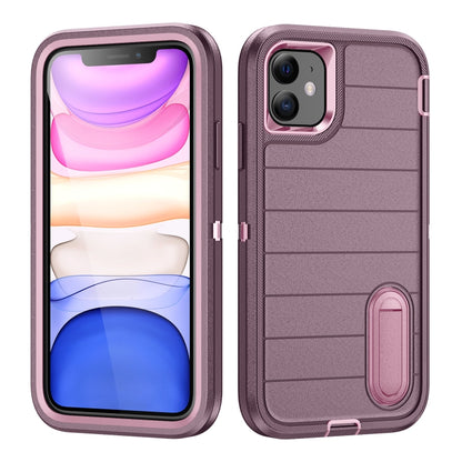 Defender Gen2 Rugged PC + Silicone Phone Case with Holder, For iPhone 15 Pro Max, For iPhone 15 Pro, For iPhone 15 Plus, For iPhone 15, For iPhone 14 Plus, For iPhone 14, For iPhone 14 Pro, For iPhone 14 Pro Max, For iPhone 13 Pro Max, For iPhone 13 Pr...