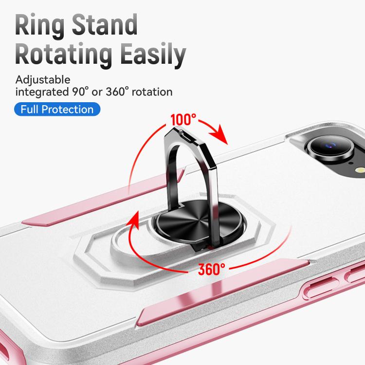 Pioneer Armor Heavy Duty PC + TPU Phone Case with Holder, For iPhone 17e / 16e, For iPhone 17 Pro Max, For iPhone 17 Pro, For iPhone 17, For iPhone Air, For iPhone 16 Pro Max, For iPhone 16 Pro, For iPhone 16 Plus, For iPhone 16