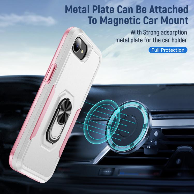 Pioneer Armor Heavy Duty PC + TPU Phone Case with Holder, For iPhone 17e / 16e, For iPhone 17 Pro Max, For iPhone 17 Pro, For iPhone 17, For iPhone Air, For iPhone 16 Pro Max, For iPhone 16 Pro, For iPhone 16 Plus, For iPhone 16