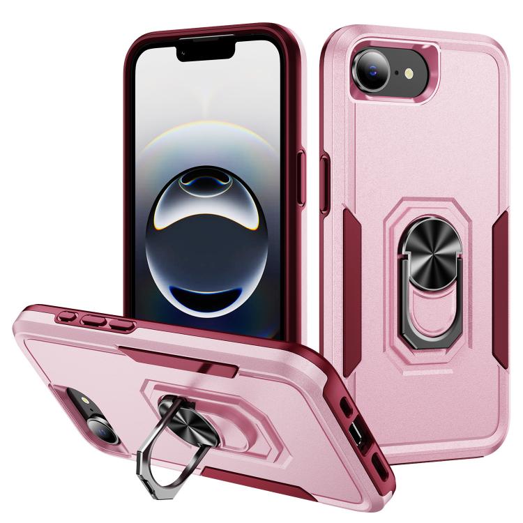 Pioneer Armor Heavy Duty PC + TPU Phone Case with Holder, For iPhone 17e / 16e, For iPhone 17 Pro Max, For iPhone 17 Pro, For iPhone 17, For iPhone Air, For iPhone 16 Pro Max, For iPhone 16 Pro, For iPhone 16 Plus, For iPhone 16