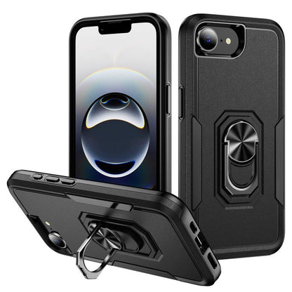 Pioneer Armor Heavy Duty PC + TPU Phone Case with Holder, For iPhone 17e / 16e, For iPhone 17 Pro Max, For iPhone 17 Pro, For iPhone 17, For iPhone Air, For iPhone 16 Pro Max, For iPhone 16 Pro, For iPhone 16 Plus, For iPhone 16