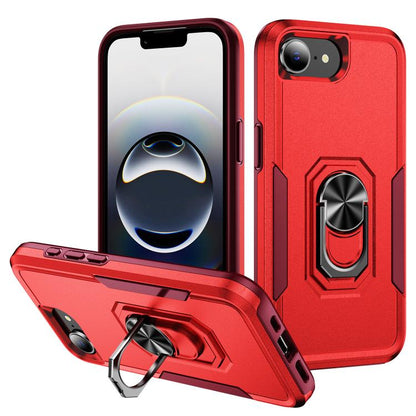 Pioneer Armor Heavy Duty PC + TPU Phone Case with Holder, For iPhone 17e / 16e, For iPhone 17 Pro Max, For iPhone 17 Pro, For iPhone 17, For iPhone Air, For iPhone 16 Pro Max, For iPhone 16 Pro, For iPhone 16 Plus, For iPhone 16