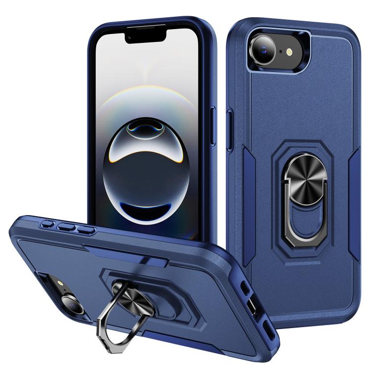 Pioneer Armor Heavy Duty PC + TPU Phone Case with Holder, For iPhone 17e / 16e, For iPhone 17 Pro Max, For iPhone 17 Pro, For iPhone 17, For iPhone Air, For iPhone 16 Pro Max, For iPhone 16 Pro, For iPhone 16 Plus, For iPhone 16