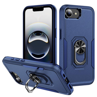 Pioneer Armor Heavy Duty PC + TPU Phone Case with Holder, For iPhone 17e / 16e, For iPhone 17 Pro Max, For iPhone 17 Pro, For iPhone 17, For iPhone Air, For iPhone 16 Pro Max, For iPhone 16 Pro, For iPhone 16 Plus, For iPhone 16