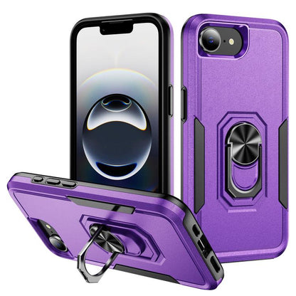 Pioneer Armor Heavy Duty PC + TPU Phone Case with Holder, For iPhone 17e / 16e, For iPhone 17 Pro Max, For iPhone 17 Pro, For iPhone 17, For iPhone Air, For iPhone 16 Pro Max, For iPhone 16 Pro, For iPhone 16 Plus, For iPhone 16