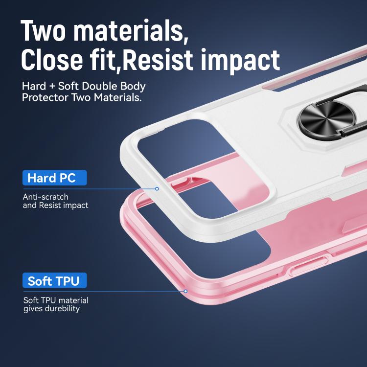 Pioneer Armor Heavy Duty PC + TPU Phone Case with Holder, For iPhone 18 Pro, For iPhone 18 Pro Max, For iPhone 17e / 16e, For iPhone 17 Pro Max, For iPhone 17 Pro, For iPhone 17, For iPhone Air, For iPhone 16 Pro Max, For iPhone 16 Pro, For iPhone 16 Plus