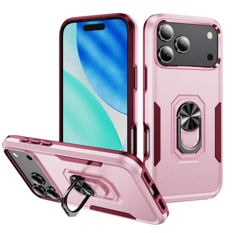 Pioneer Armor Heavy Duty PC + TPU Phone Case with Holder, For iPhone 18 Pro, For iPhone 18 Pro Max, For iPhone 17e / 16e, For iPhone 17 Pro Max, For iPhone 17 Pro, For iPhone 17, For iPhone Air, For iPhone 16 Pro Max, For iPhone 16 Pro, For iPhone 16 Plus