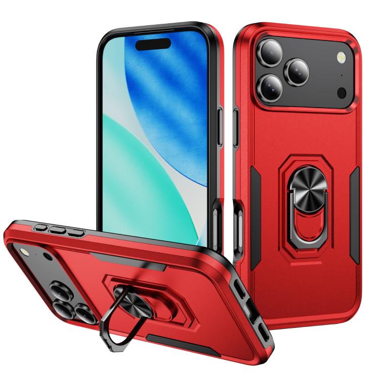 Pioneer Armor Heavy Duty PC + TPU Phone Case with Holder, For iPhone 18 Pro, For iPhone 18 Pro Max, For iPhone 17e / 16e, For iPhone 17 Pro Max, For iPhone 17 Pro, For iPhone 17, For iPhone Air, For iPhone 16 Pro Max, For iPhone 16 Pro, For iPhone 16 Plus