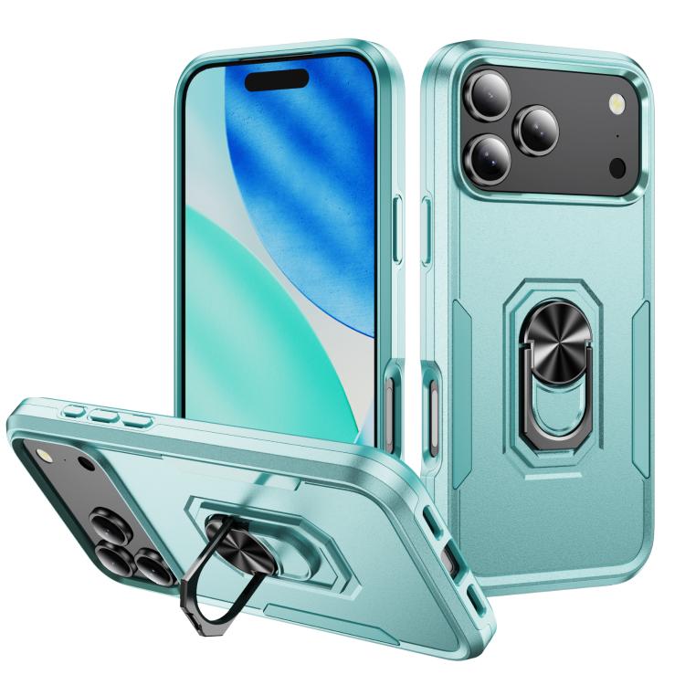 Pioneer Armor Heavy Duty PC + TPU Phone Case with Holder, For iPhone 18 Pro, For iPhone 18 Pro Max, For iPhone 17e / 16e, For iPhone 17 Pro Max, For iPhone 17 Pro, For iPhone 17, For iPhone Air, For iPhone 16 Pro Max, For iPhone 16 Pro, For iPhone 16 Plus