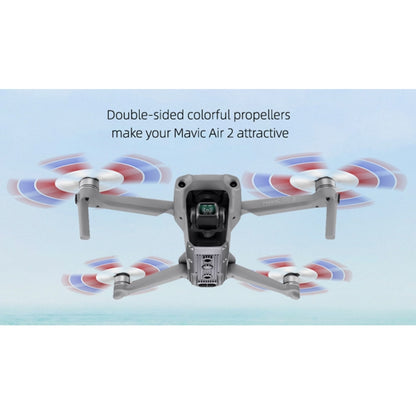 2 Pairs Sunnylife 7238F-3C For DJI Mavic Air 2 Double-sided Two-color Low Noise Quick-release Propellers