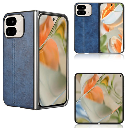 Cow Pattern Sewing Back Cover Phone Case, For Google Pixel 10 Pro Fold, For Google Pixel 9 Pro Fold