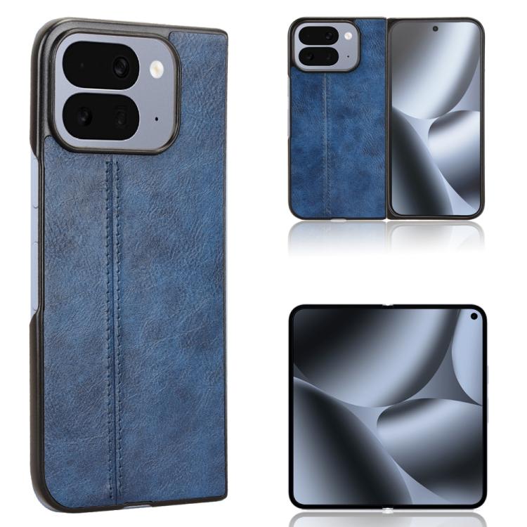 Cow Pattern Sewing Back Cover Phone Case, For Google Pixel 10 Pro Fold, For Google Pixel 9 Pro Fold