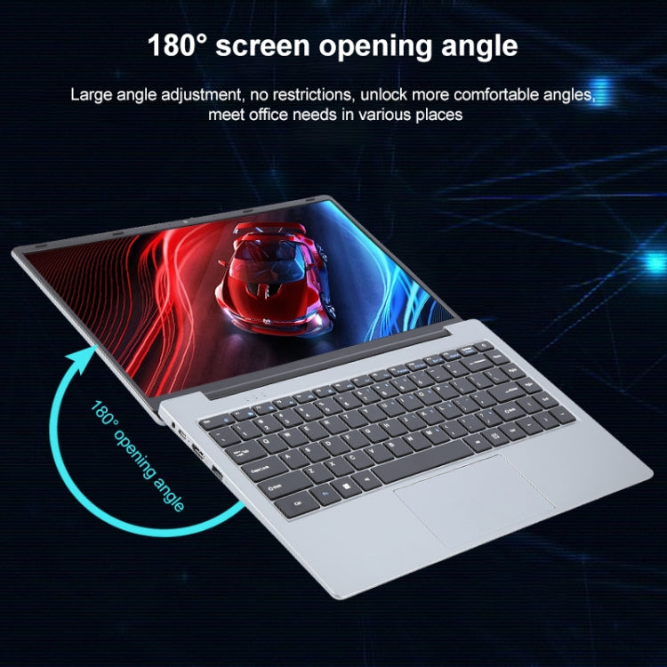 14 inch Windows 11 Laptop, Gen 4th Intel Core i3 CPU, 180 Degree Rotation Axis, 8GB+128GB, 8GB+256GB, 8GB+512GB, 8GB+1TB, 16GB+128GB, 16GB+256GB, 16GB+512GB, 16GB+1TB