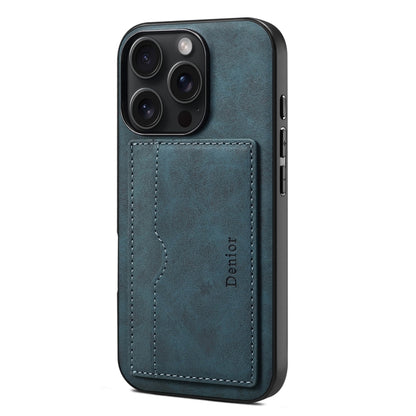 Denior D08 PU Single Card Slot Holder Phone Case, For iPhone 17e / 16e, For iPhone 17 Pro Max, For iPhone 17 Pro, For iPhone 17, For iPhone Air, For iPhone 16 Pro Max, For iPhone 16 Pro, For iPhone 16 Plus, For iPhone 16