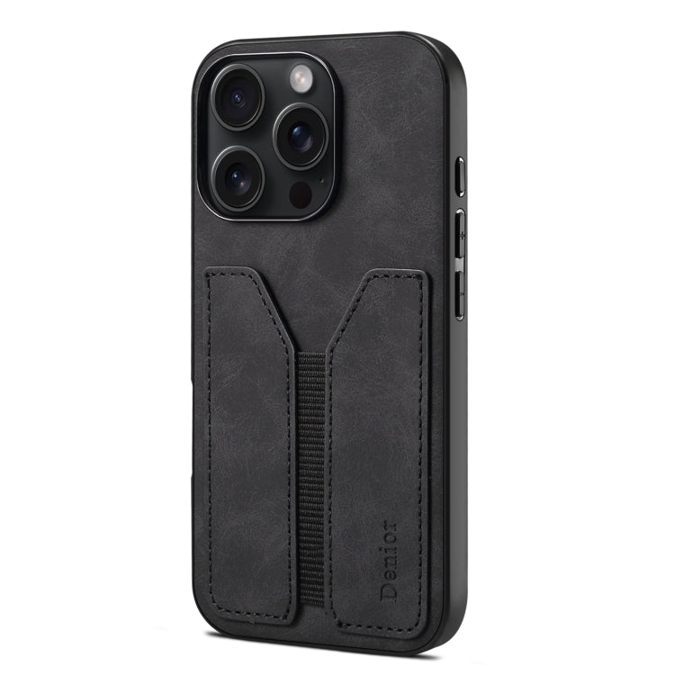 Denior D07 DV Elastic Card Slot PU Back Cover Phone Case, For iPhone 17e / 16e, For iPhone 17 Pro Max, For iPhone 17 Pro, For iPhone 17, For iPhone Air, For iPhone 16 Pro Max, For iPhone 16 Pro, For iPhone 16 Plus, For iPhone 16
