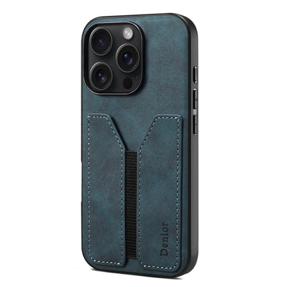 Denior D07 DV Elastic Card Slot PU Back Cover Phone Case, For iPhone 17e / 16e, For iPhone 17 Pro Max, For iPhone 17 Pro, For iPhone 17, For iPhone Air, For iPhone 16 Pro Max, For iPhone 16 Pro, For iPhone 16 Plus, For iPhone 16
