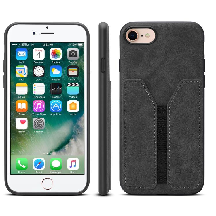 Denior D07 DV Elastic Card Slot PU Back Cover Phone Case, For iPhone 17e / 16e, For iPhone 17 Pro Max, For iPhone 17 Pro, For iPhone 17, For iPhone Air, For iPhone 16 Pro Max, For iPhone 16 Pro, For iPhone 16 Plus, For iPhone 16