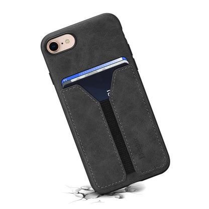 Denior D07 DV Elastic Card Slot PU Back Cover Phone Case, For iPhone 17e / 16e, For iPhone 17 Pro Max, For iPhone 17 Pro, For iPhone 17, For iPhone Air, For iPhone 16 Pro Max, For iPhone 16 Pro, For iPhone 16 Plus, For iPhone 16