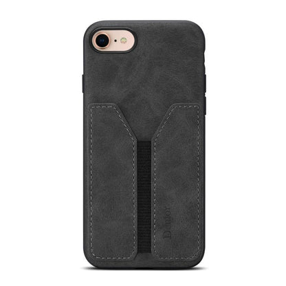 Denior D07 DV Elastic Card Slot PU Back Cover Phone Case, For iPhone 17e / 16e, For iPhone 17 Pro Max, For iPhone 17 Pro, For iPhone 17, For iPhone Air, For iPhone 16 Pro Max, For iPhone 16 Pro, For iPhone 16 Plus, For iPhone 16