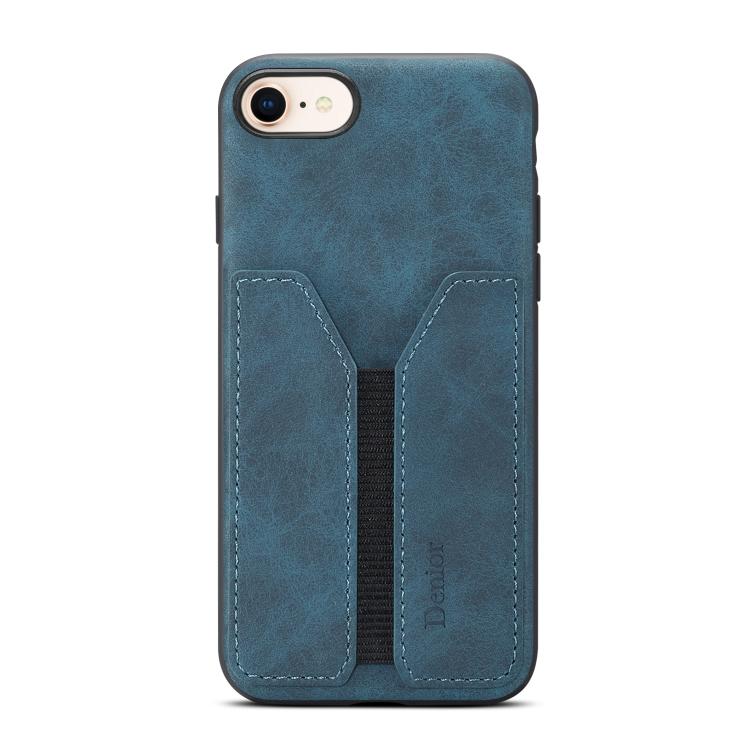 Denior D07 DV Elastic Card Slot PU Back Cover Phone Case, For iPhone 17e / 16e, For iPhone 17 Pro Max, For iPhone 17 Pro, For iPhone 17, For iPhone Air, For iPhone 16 Pro Max, For iPhone 16 Pro, For iPhone 16 Plus, For iPhone 16