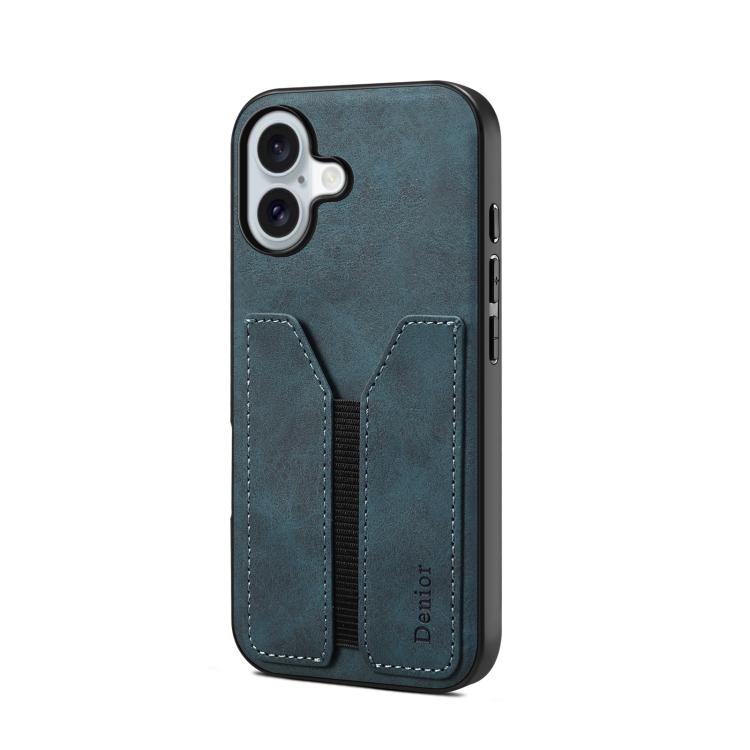 Denior D07 DV Elastic Card Slot PU Back Cover Phone Case, For iPhone 17e / 16e, For iPhone 17 Pro Max, For iPhone 17 Pro, For iPhone 17, For iPhone Air, For iPhone 16 Pro Max, For iPhone 16 Pro, For iPhone 16 Plus, For iPhone 16