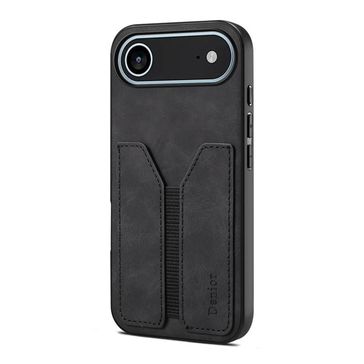 Denior D07 DV Elastic Card Slot PU Back Cover Phone Case, For iPhone 17e / 16e, For iPhone 17 Pro Max, For iPhone 17 Pro, For iPhone 17, For iPhone Air, For iPhone 16 Pro Max, For iPhone 16 Pro, For iPhone 16 Plus, For iPhone 16