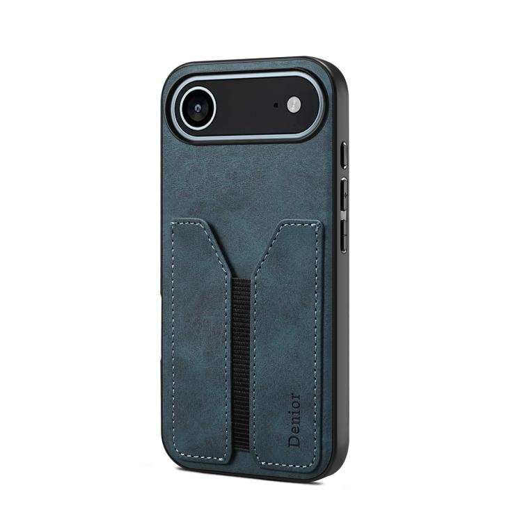 Denior D07 DV Elastic Card Slot PU Back Cover Phone Case, For iPhone 17e / 16e, For iPhone 17 Pro Max, For iPhone 17 Pro, For iPhone 17, For iPhone Air, For iPhone 16 Pro Max, For iPhone 16 Pro, For iPhone 16 Plus, For iPhone 16