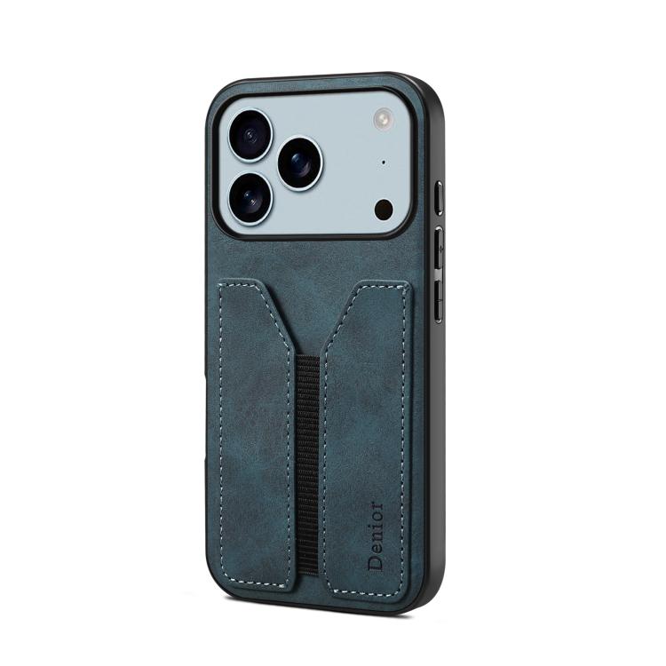 Denior D07 DV Elastic Card Slot PU Back Cover Phone Case, For iPhone 17e / 16e, For iPhone 17 Pro Max, For iPhone 17 Pro, For iPhone 17, For iPhone Air, For iPhone 16 Pro Max, For iPhone 16 Pro, For iPhone 16 Plus, For iPhone 16
