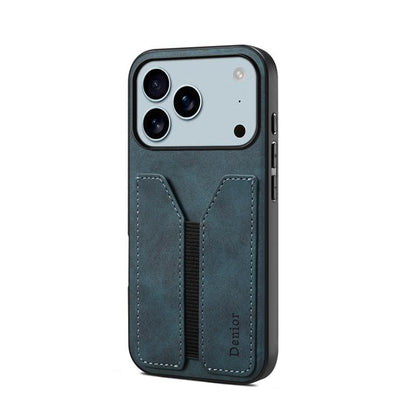 Denior D07 DV Elastic Card Slot PU Back Cover Phone Case, For iPhone 17e / 16e, For iPhone 17 Pro Max, For iPhone 17 Pro, For iPhone 17, For iPhone Air, For iPhone 16 Pro Max, For iPhone 16 Pro, For iPhone 16 Plus, For iPhone 16