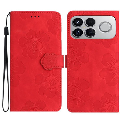 Flower Embossing Pattern Leather Phone Case, For Redmi K90 Pro Max/Poco F8 Ultra, For Redmi K90/Poco F8 Pro, For Redmi 15C 5G/4G EU 173mm/Poco C85 5G, For Redmi 15 5G Global/15 4G SEA 169.5, For Redmi 15 5G / 4G EU 171mm                                ...