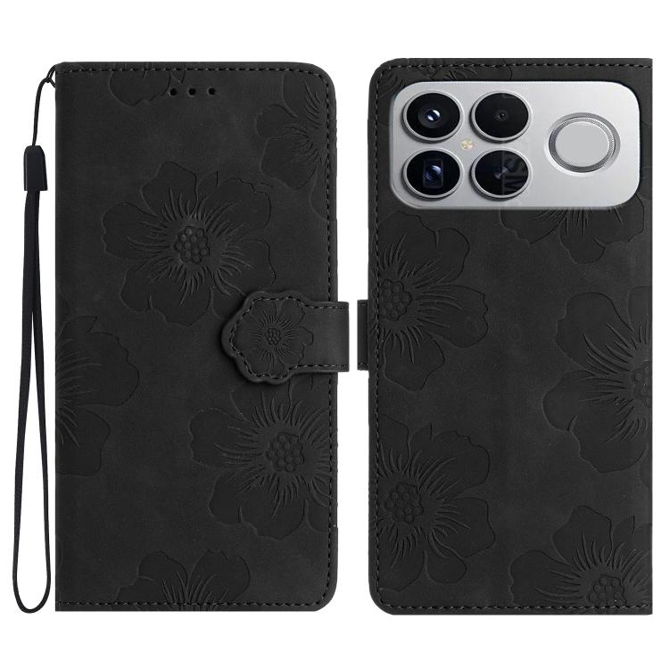 Flower Embossing Pattern Leather Phone Case, For Redmi K90 Pro Max/Poco F8 Ultra, For Redmi K90/Poco F8 Pro, For Redmi 15C 5G/4G EU 173mm/Poco C85 5G, For Redmi 15 5G Global/15 4G SEA 169.5, For Redmi 15 5G / 4G EU 171mm                                ...