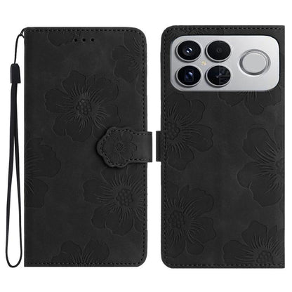 Flower Embossing Pattern Leather Phone Case, For Redmi K90 Pro Max/Poco F8 Ultra, For Redmi K90/Poco F8 Pro, For Redmi 15C 5G/4G EU 173mm/Poco C85 5G, For Redmi 15 5G Global/15 4G SEA 169.5, For Redmi 15 5G / 4G EU 171mm                                ...