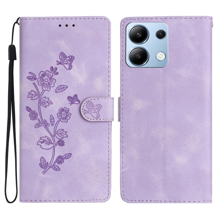 Flower Butterfly Embossing Pattern Leather Phone Case, For Redmi K90 Pro Max/Poco F8 Ultra, For Redmi K90/Poco F8 Pro, For Redmi 15C 5G/4G EU 173mm, For Redmi 15 5G / 4G EU 171mm, For Redmi 15C 5G/4G Global 171mm, For Redmi 15T Pro 5G, For Redmi 15T 5G...