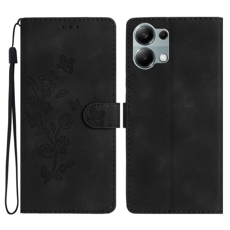 Flower Butterfly Embossing Pattern Leather Phone Case, For Redmi K90 Pro Max/Poco F8 Ultra, For Redmi K90/Poco F8 Pro, For Redmi 15C 5G/4G EU 173mm, For Redmi 15 5G / 4G EU 171mm, For Redmi 15C 5G/4G Global 171mm, For Redmi 15T Pro 5G, For Redmi 15T 5G...