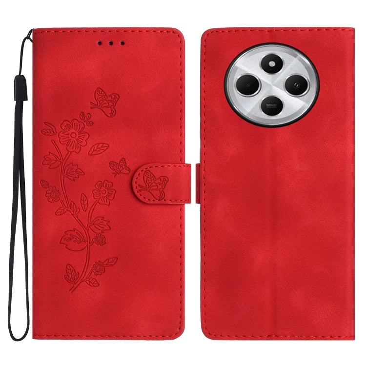 Flower Butterfly Embossing Pattern Leather Phone Case, For Redmi K90 Pro Max/Poco F8 Ultra, For Redmi K90/Poco F8 Pro, For Redmi 15C 5G/4G EU 173mm, For Redmi 15 5G / 4G EU 171mm, For Redmi 15C 5G/4G Global 171mm, For Redmi 15T Pro 5G, For Redmi 15T 5G...